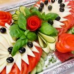 Сервировка Стола Фруктами и Овощами